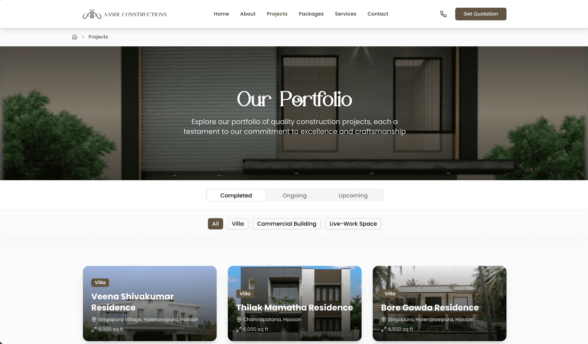 Aashi Constructions screenshot 3