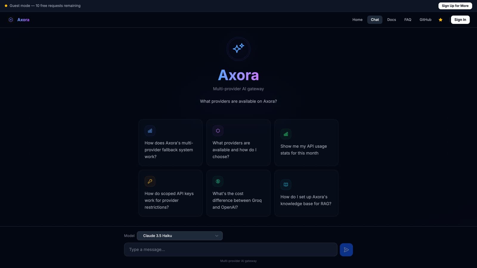 Axora screenshot 1